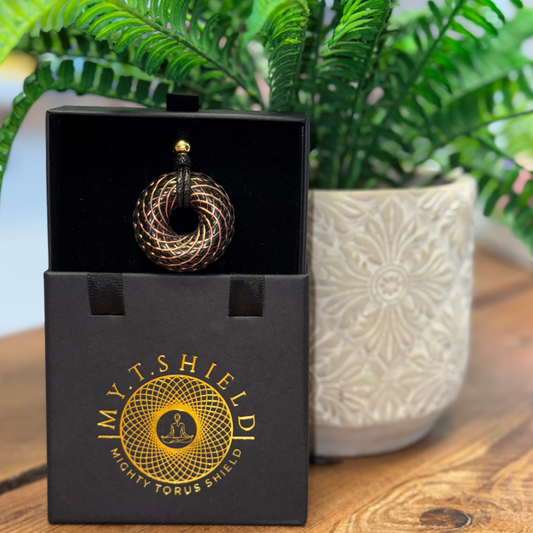 My.T Elite Shungite Pendant – EMF Shielding & Energetic Grounding