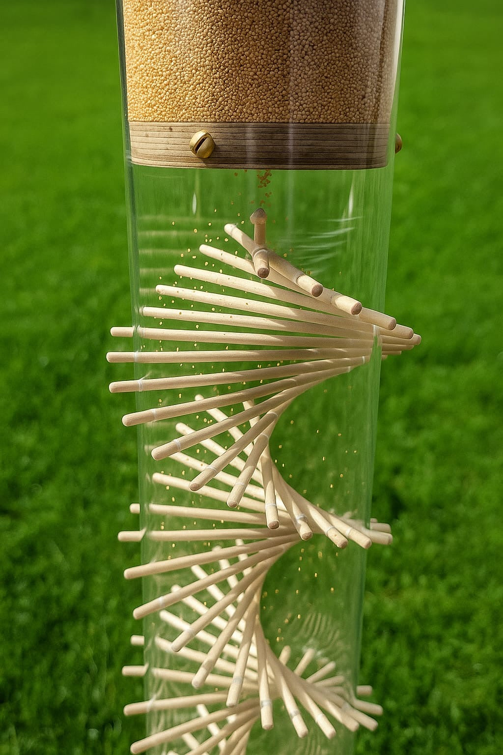 Sacred Rain Structure – Handcrafted in Ireland with Organic Amaranth, Designed for Sound Meditation & Body - Mind Practices