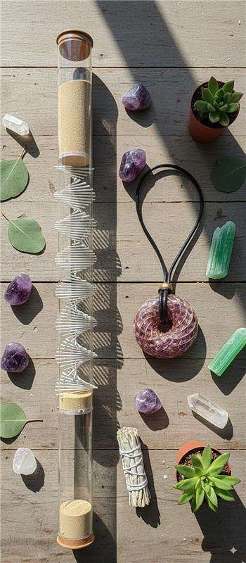 Sacred Rain Structure – Handcrafted in Ireland with Organic Amaranth, Designed for Sound Meditation & Body - Mind Practices