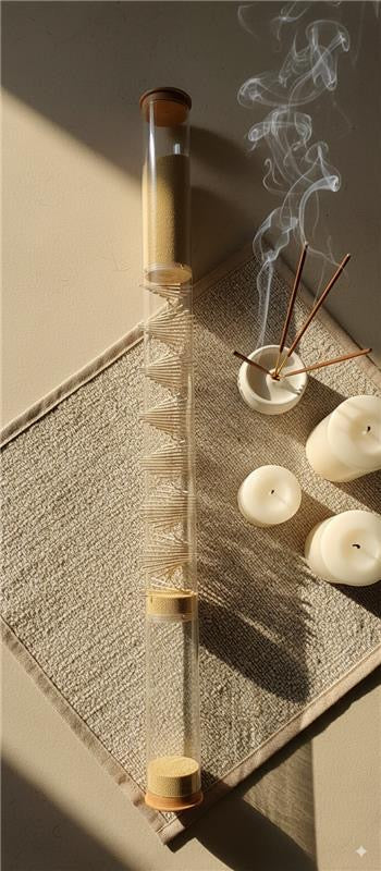 Sacred Rain Structure – Handcrafted in Ireland with Organic Amaranth, Designed for Sound Meditation & Body - Mind Practices