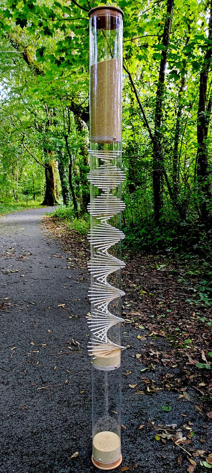 Sacred Rain Structure – Handcrafted in Ireland with Organic Amaranth, Designed for Sound Meditation & Body - Mind Practices