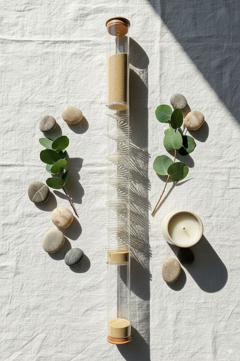 Sacred Rain Structure – Handcrafted in Ireland with Organic Amaranth, Designed for Sound Meditation & Body - Mind Practices